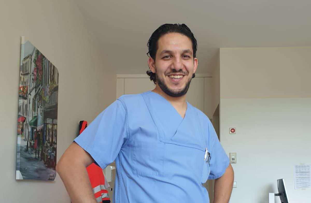 مسلم عبد الرحمان شعشوع،مدير قسم علاج كورونا في مستشفى 