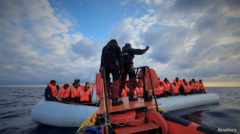 فرنسا انقاذ مهاجرين