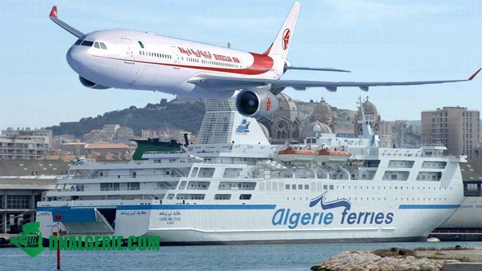 النقل البحري والجوي الجزائري