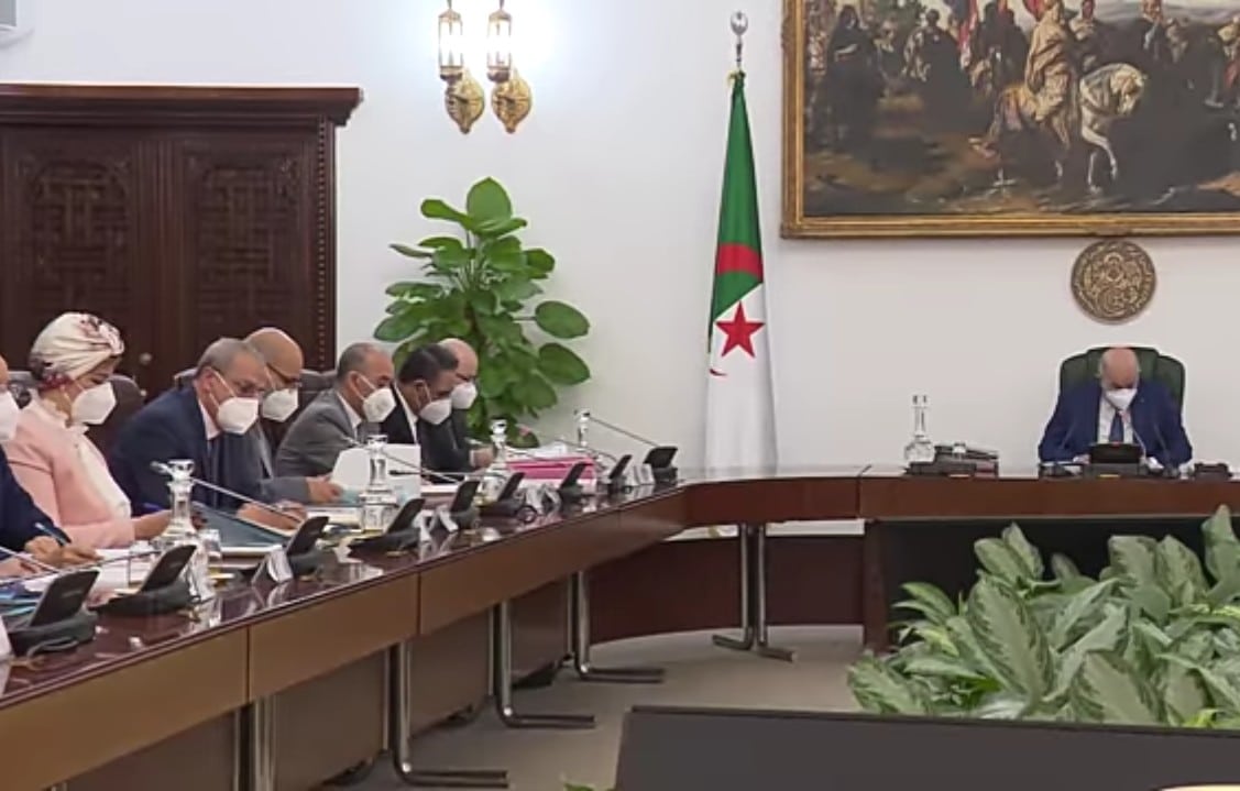 مجلس الوزراء الجزائري