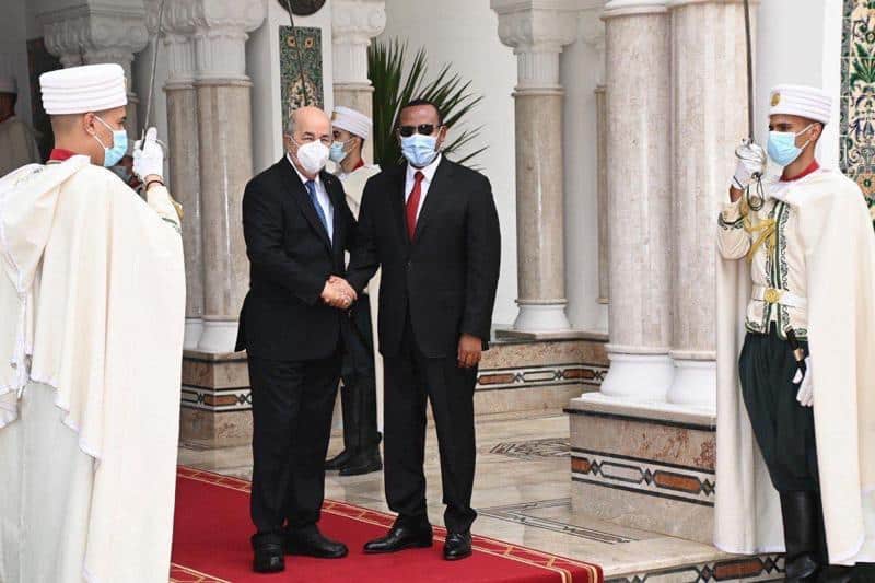 الرئيس عبد المجيد تبون والوزير الأول الإثيوبي