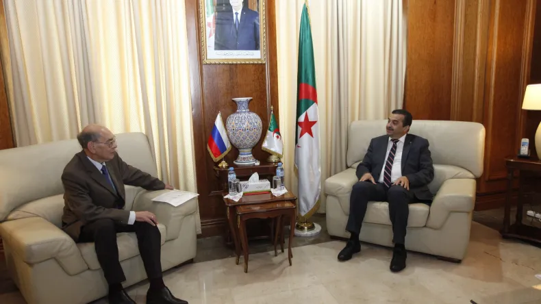لقاء بين وزير الطاقة الجزائري والسفير الروسي