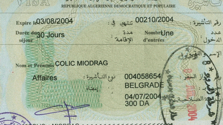 التأشيرة الإلكترونية