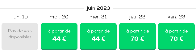 الرحلات من باريس لصيف 2023