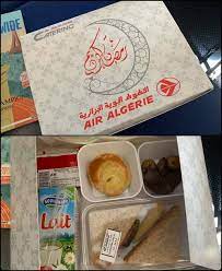 وجبات الجوية الجزائرية لشهر رمضان: هذا محتواها!