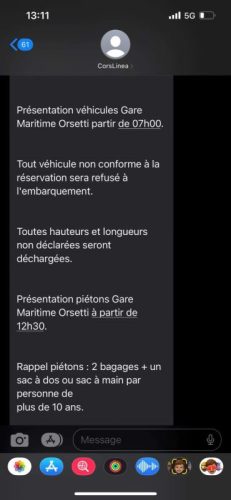 تعليمة corsica linea